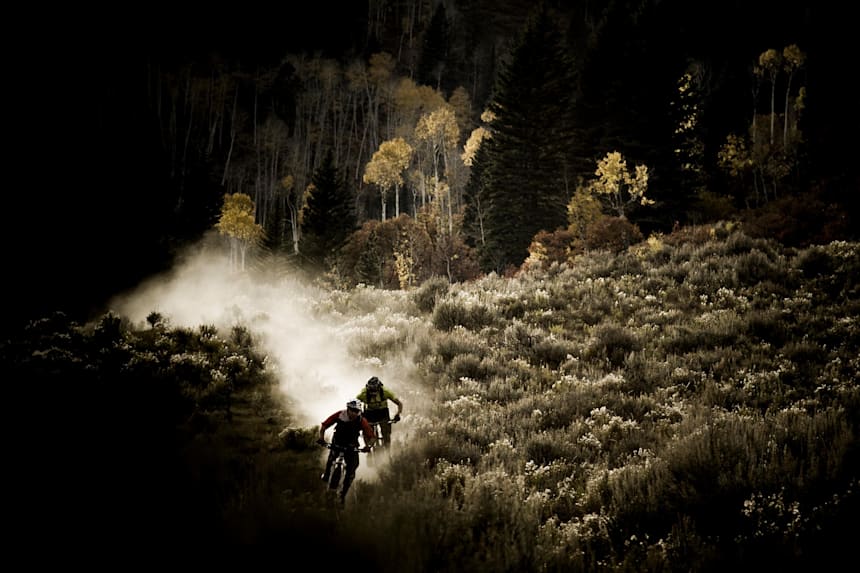 mountain bike night riding