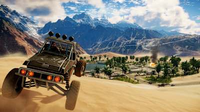 A screenshot from Just Cause 4