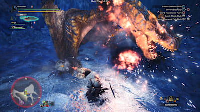 Captura de pantalla de Monster Hunter World: Iceborne.