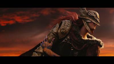 An image that shows the character Malenia from the role-playing game Elden Ring.