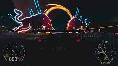 Captura de pantalla del Red Bull Playground en The Crew Motorfest.