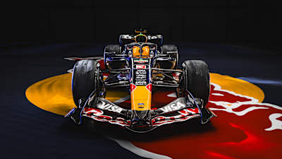Striking 3D render of the 2026 Oracle Red Bull Racing Formula One car.