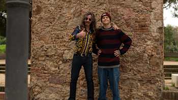 Madars Apse and Richie Jackson posing for a photo in Barcelona, Spain on March 16, 2022
