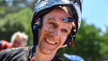 Graham Jarvis seen at Red Bull Romaniacs in Sibiu, Romania on July 30, 2022.