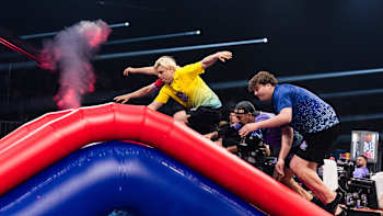 Die vier Team Captains traten im Finale gleichzeitig an