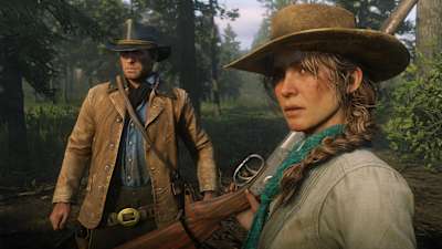 Arthur Morgan and Sadie Adler star in Red Dead Redemption 2.