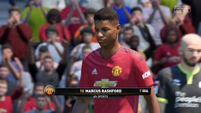 FIFA 19 agrees with Mourinho – Rashford is a winger in the game!