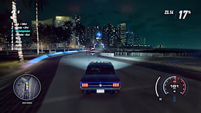 Need for Speed Heat car driving during nighttime