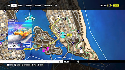 Need for Speed Heat has a pretty map