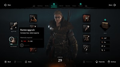 Assassin's Creed Valhalla combat tips - Rations