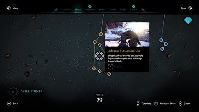 Assassin's Creed Valhalla combat tips - skill tree