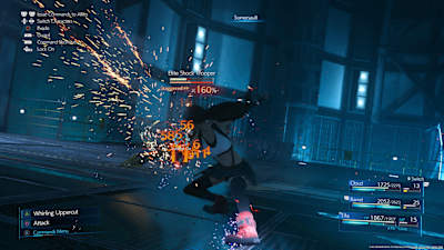 A screenshot from Final Fantasy 7 Remake