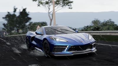 Les voitures du jeu vidéo de course Project CARS 3 comme cette Corvette Stingray auront un niveau de détail élevé.