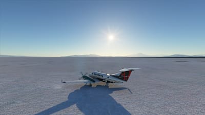 Una captura de pantalla de Flight Simulator.