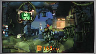 Una captura de pantalla de Crash Bandicoot 4.
