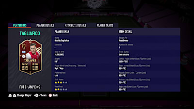 Team of the Season Nicolas Tagliafico