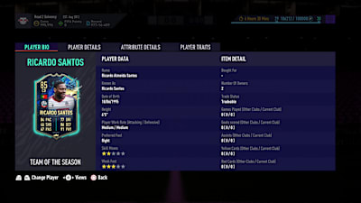 Ricardo Santos Team of the Season