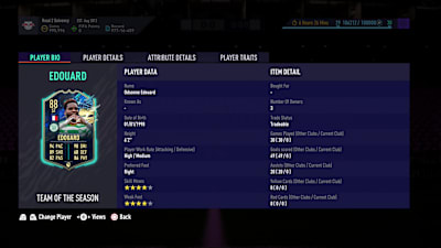 Team of the Season Odsonne Edouard