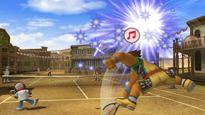 Ein Screenshot von Everybody's Tennis