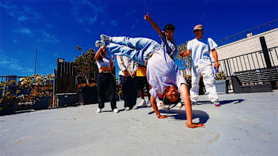 B-Girl Sel on a Downtown Rooftop