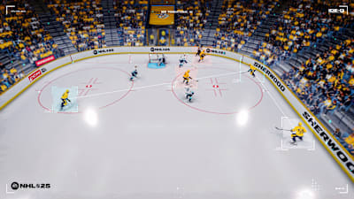 Dans le jeu vidéo de hockey NHL 25, l'IA réagit désormais de manière encore plus intelligente à l'action.