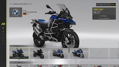 BMW R1200GS Adventure en The Crew Motorfest.