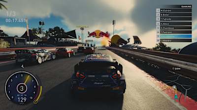 You'll want to choose the car over the dirt bike in The Dirt Clash