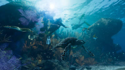 フロリダ州をモチーフにしたレオニダ州には美しい海がある