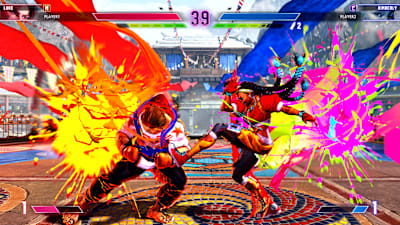Capture d'écran montrant Street Fighter 6 sur Nintendo Switch 