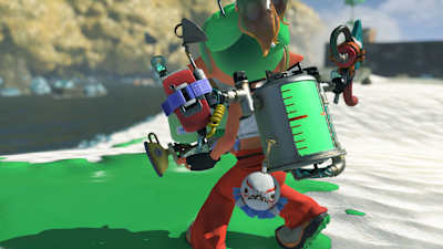 Screenshot aus Splatoon Raiders