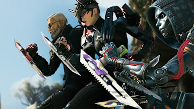 Screenshot aus Apex Legends Season 29 zeigt die Zwillingsklingen Twin Razors.
