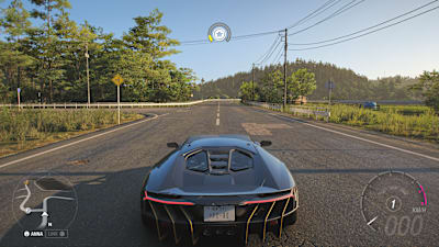 Screenshot aus Forza Horizon 6 zeigt einen Lamborghini