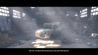 A screenshot of the Nissan PAO in Forza Horizon 6.