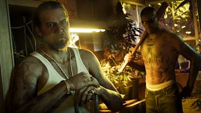 Two menacing characters in Grand Theft Auto VI.