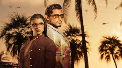 Lucia Caminos (l) and Jason Duval (r) in Grand Theft Auto VI / GTA 6.