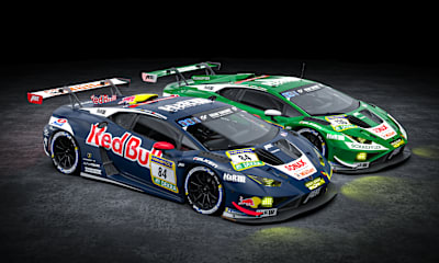 Beide Lamborghini Huracán GT3 EVO2 von ABT Sportsline für die 24h Nürburgring 2026.