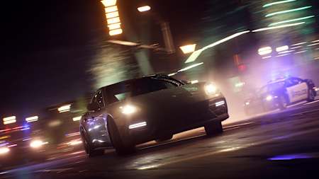 The Porsche Panamera derrapando en Need For Speed Payback