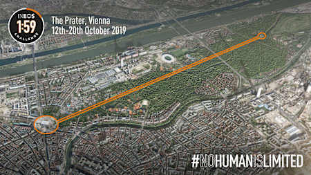 The route was extremely flat and mainly straight