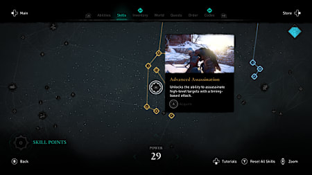 Assassin's Creed Valhalla combat tips - skill tree