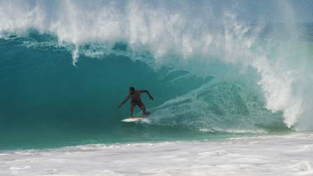 Indar Unanue en la ola perfecta