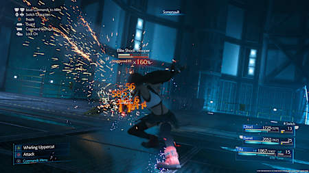 Captura de pantalla de Final Fantasy 7 Remake.