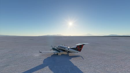 Una captura de pantalla de Flight Simulator.