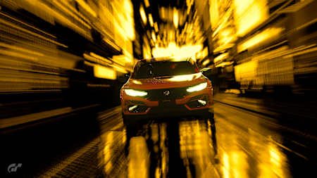 Cool lighting effects in this GT7 shot from Drivethrough