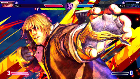 Screengrab of Ken from Street Fighter 6.