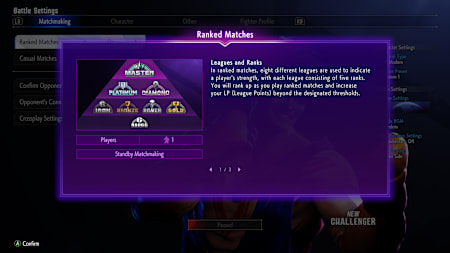 El sistema de clasificación de Street Fighter 6.