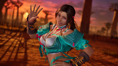 A screenshot of Miary Zo from Tekken 8.