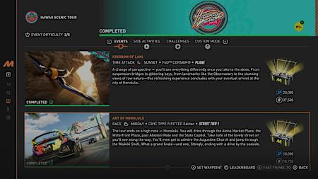 Hawaii Scenic Tour yarış listesi bol miktarda para kazandırır