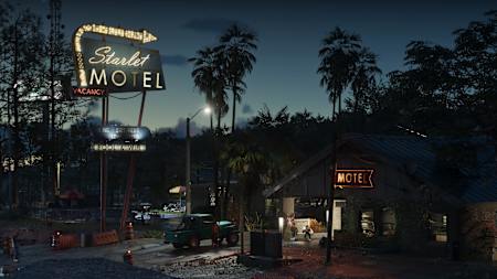 Port Gellhorn at a grimy motel in Grand Theft Auto 6.
