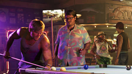 Cal and Jason play pool in GTA VI.   