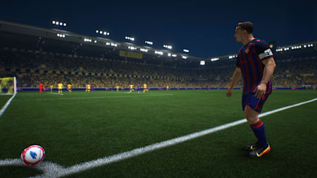 Xherdan Shaqiri cobra o escanteio em FC 26.